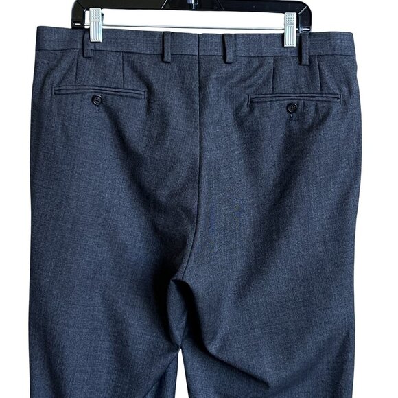 Lauren Ralph Lauren Mens 36x34L 100% Wool Trousers Charcoal Gray Quiet Luxury - Picture 7 of 14